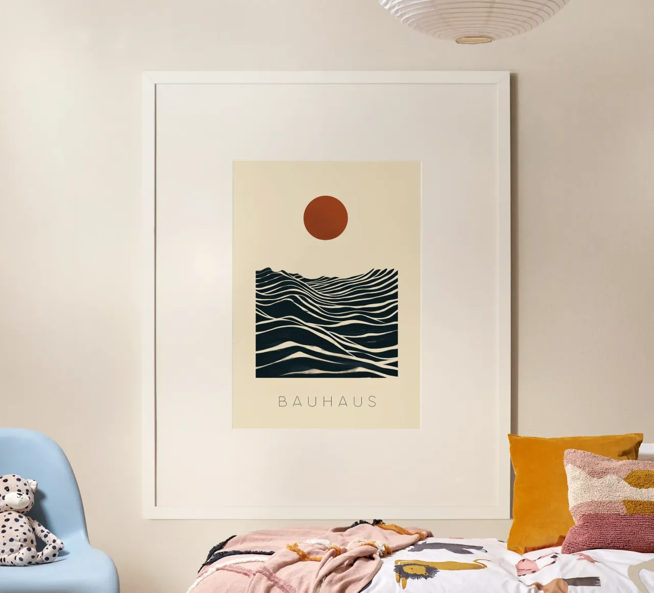 Bauhaus "The art of function: Bauhaus meets aesthetics" poster by Nikis Art Studio