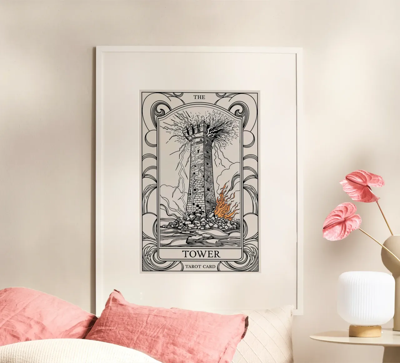 La Torre - Colpi di fulmine e trasformazioni poster da Mystique & Muse