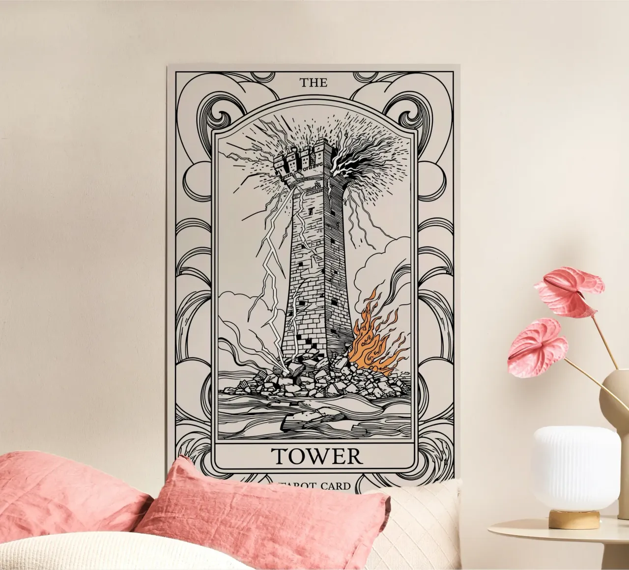La Torre - Colpi di fulmine e trasformazioni poster da Mystique & Muse