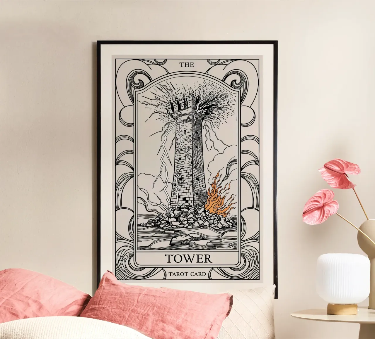La Torre - Colpi di fulmine e trasformazioni poster da Mystique & Muse