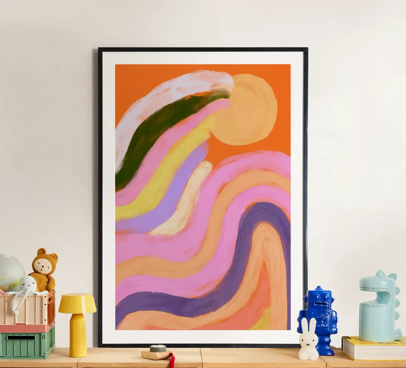 Rainbow Wave poster by treechild