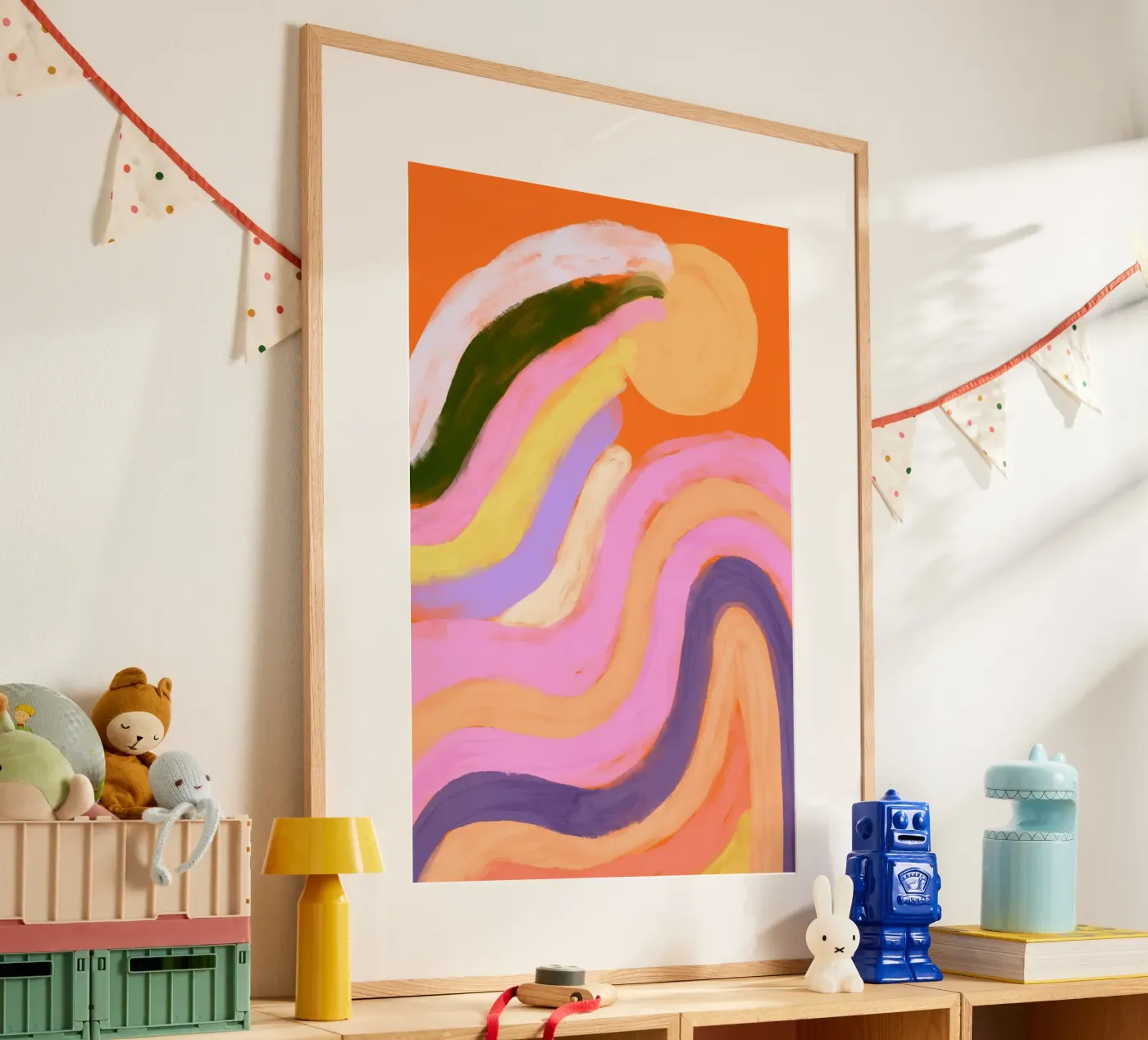 Rainbow Wave poster by treechild