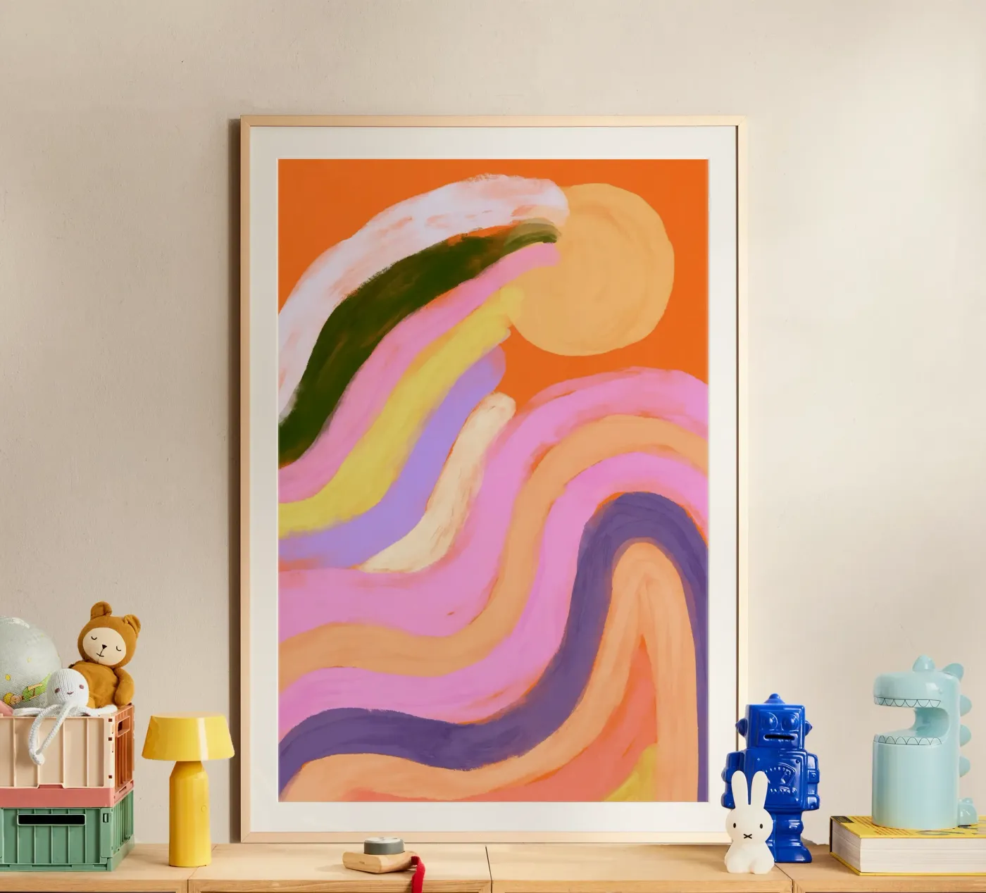 Rainbow Wave poster by treechild