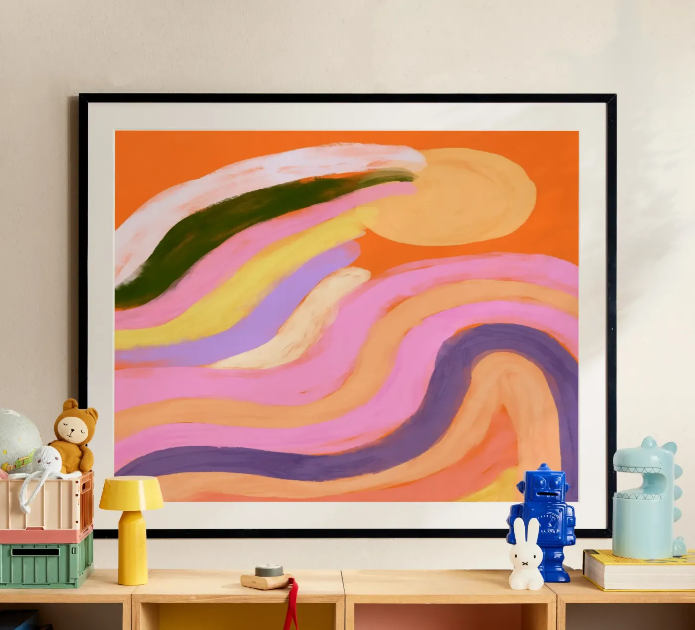 Rainbow Wave poster by treechild
