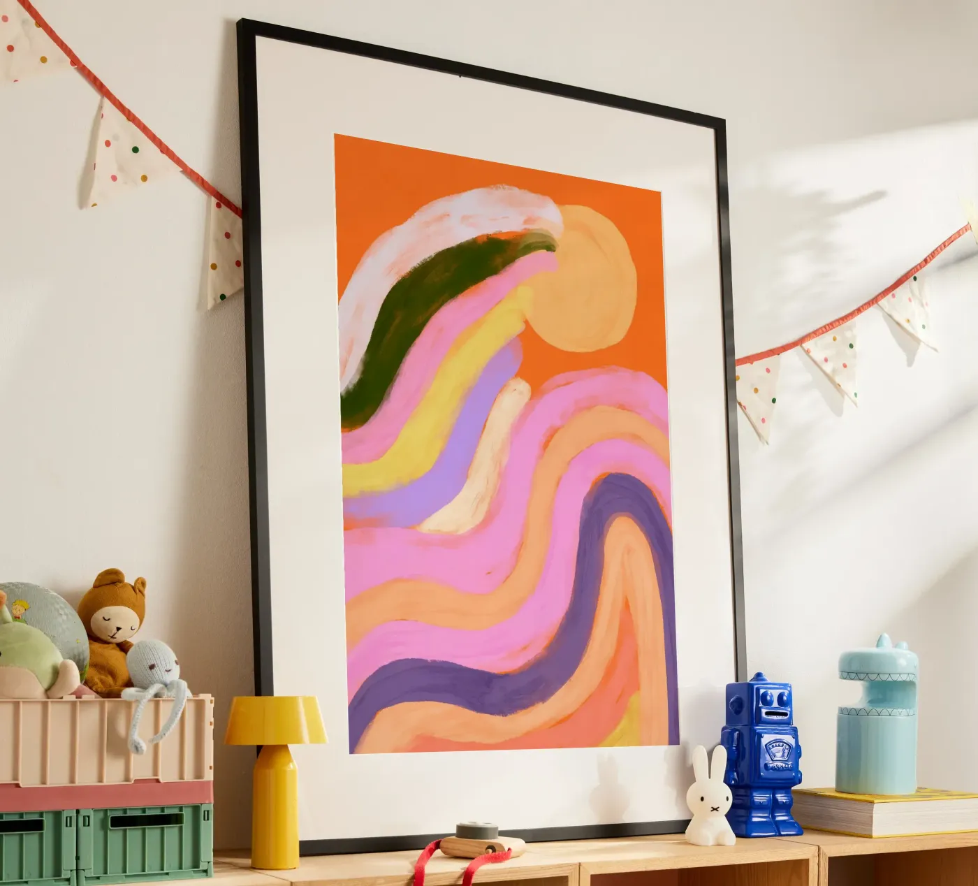 Rainbow Wave poster by treechild