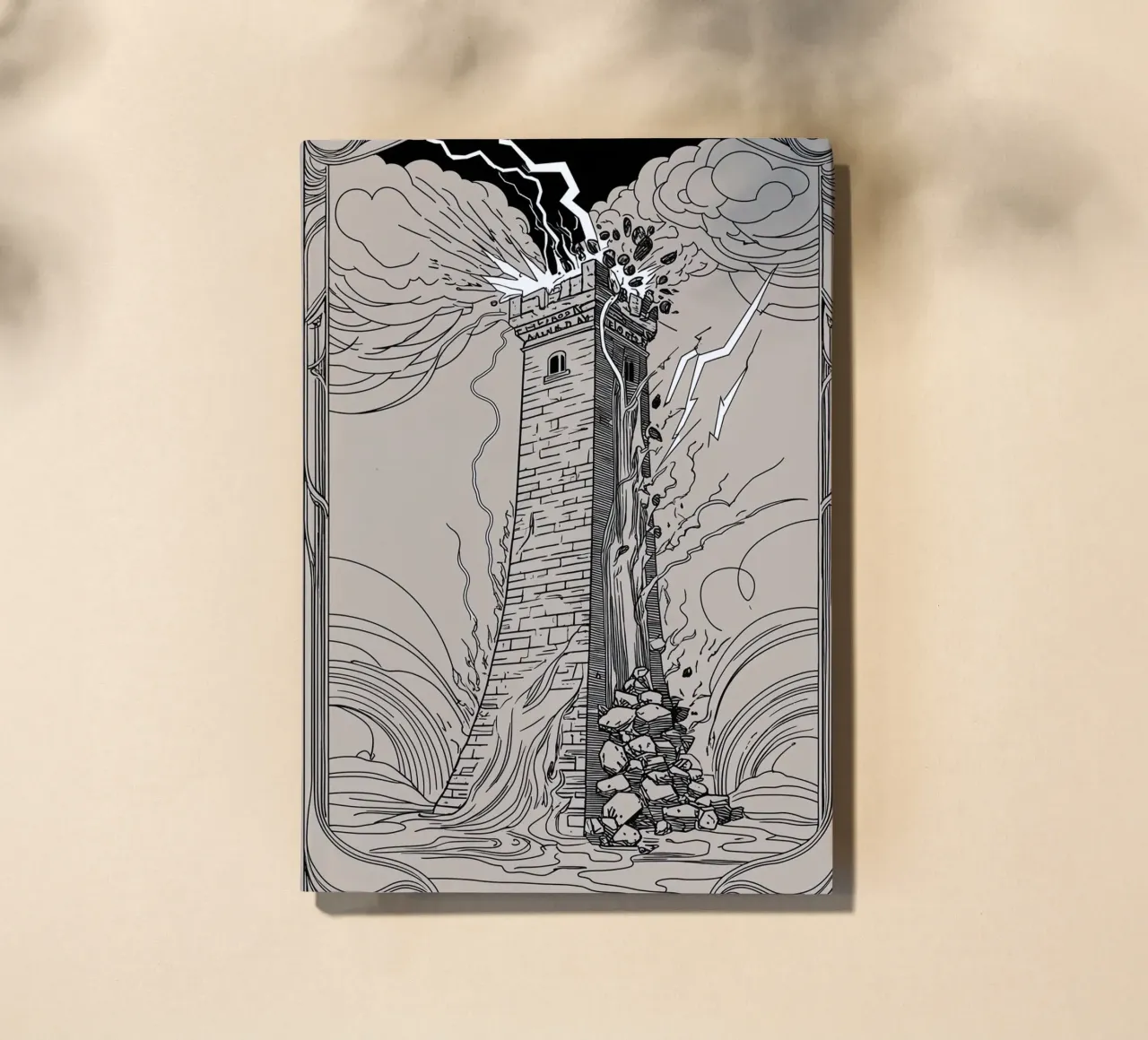 The Tower – Sudden Chaos and Change notebook by Mystique & Muse