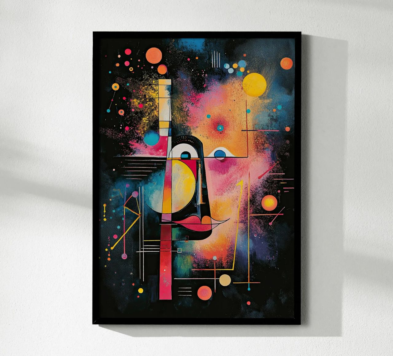 Bauhaus "Blik: Kunst die de zintuigen aanspreekt" poster van Nikis Art Studio