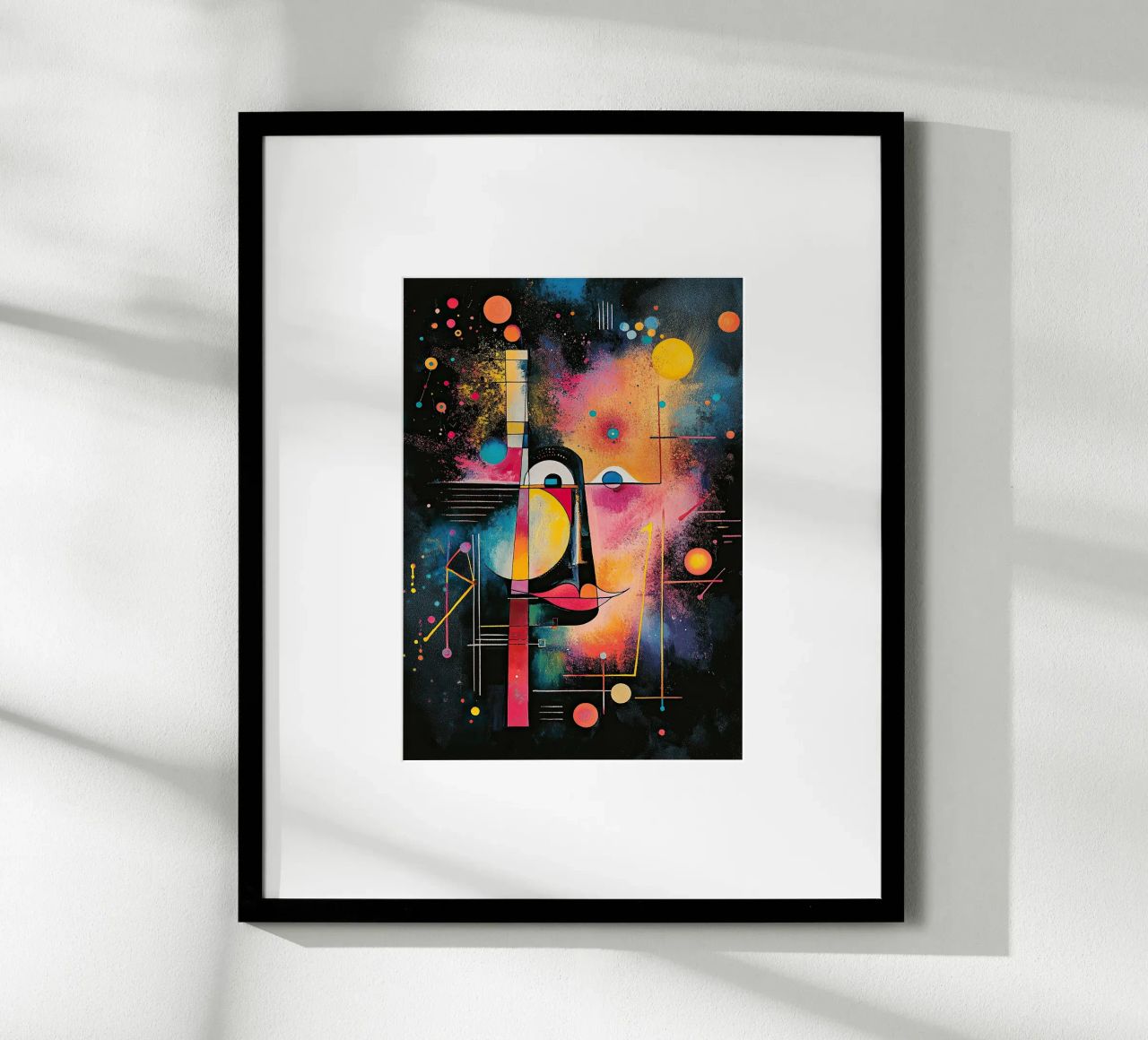 Bauhaus "Blik: Kunst die de zintuigen aanspreekt" poster van Nikis Art Studio