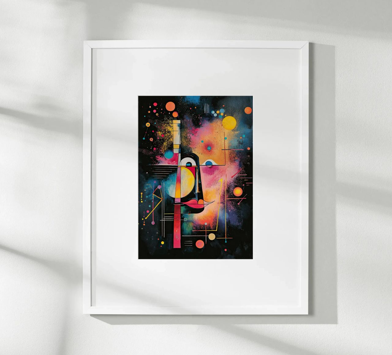 Bauhaus "Blik: Kunst die de zintuigen aanspreekt" poster van Nikis Art Studio
