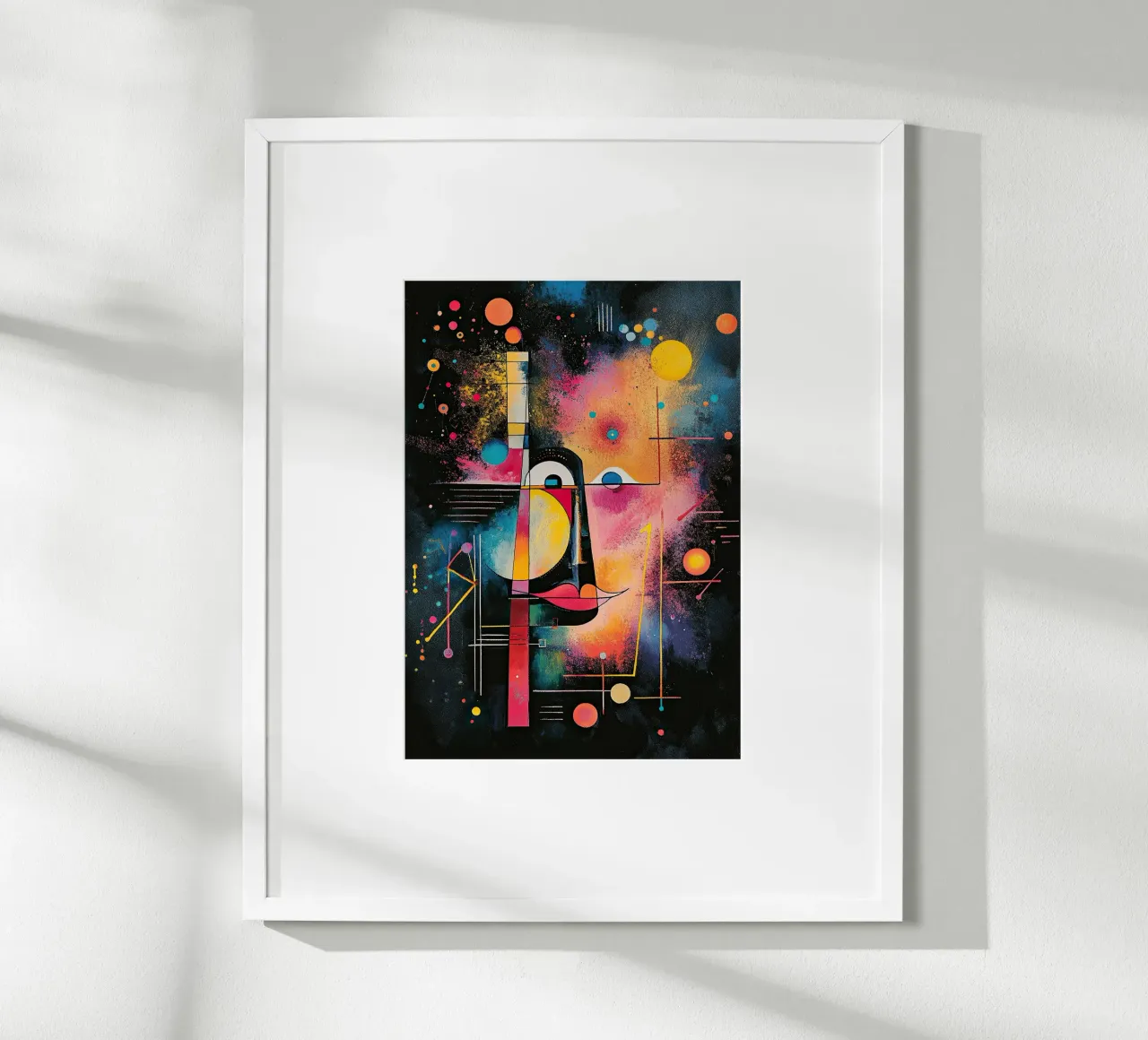 Bauhaus "Sguardo: Arte che si rivolge ai sensi" poster con telaio in legno da Nikis Art Studio
