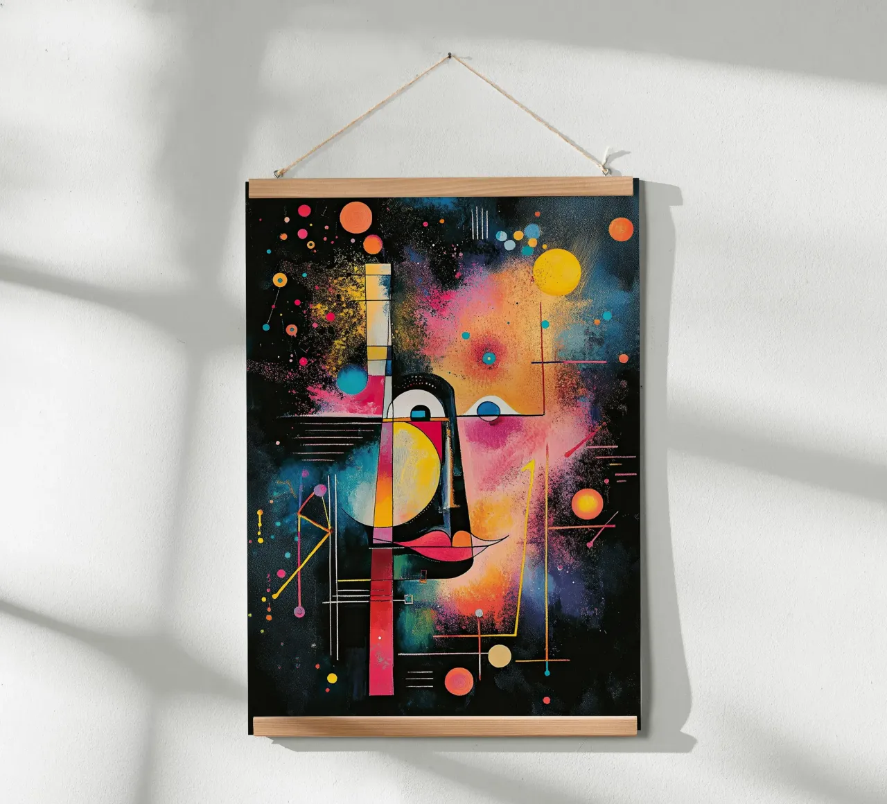 Bauhaus "Sguardo: Arte che si rivolge ai sensi" poster con telaio in legno da Nikis Art Studio