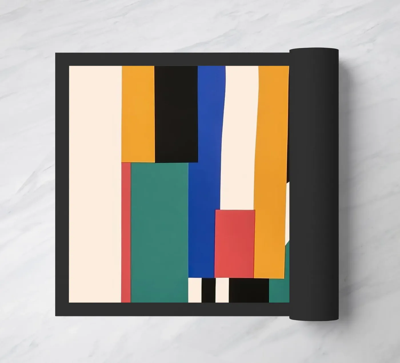Bauhaus doormat by Nikis Art Studio