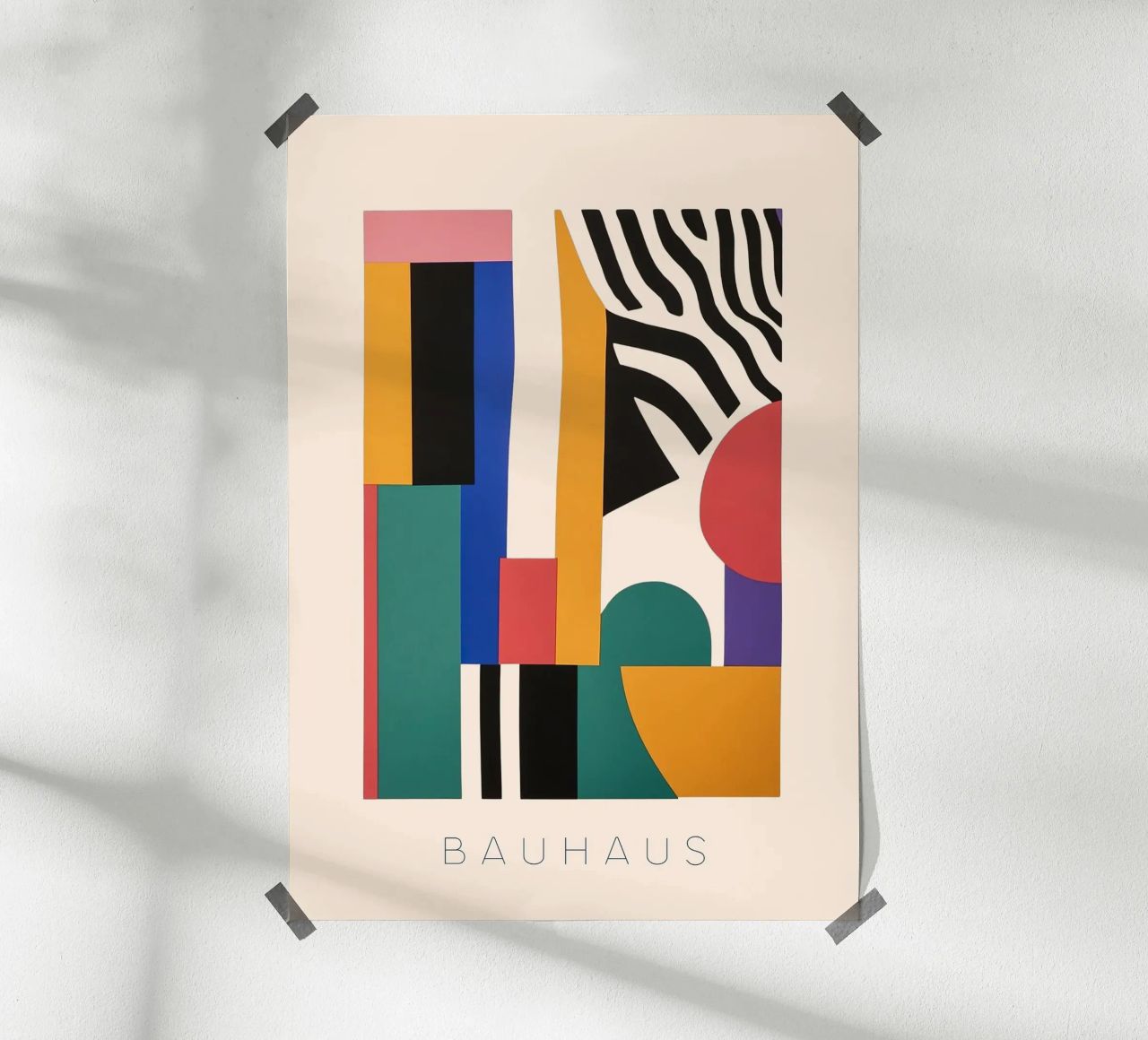 Bauhaus poster by Nikis Art Studio