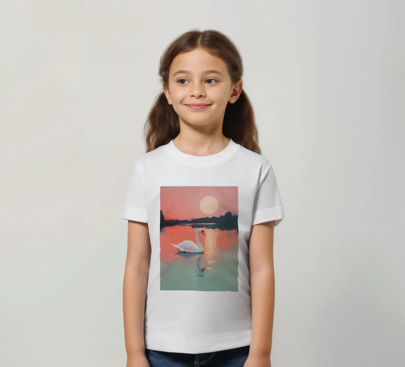 Sunset Harmony Kinder T-Shirt von treechild