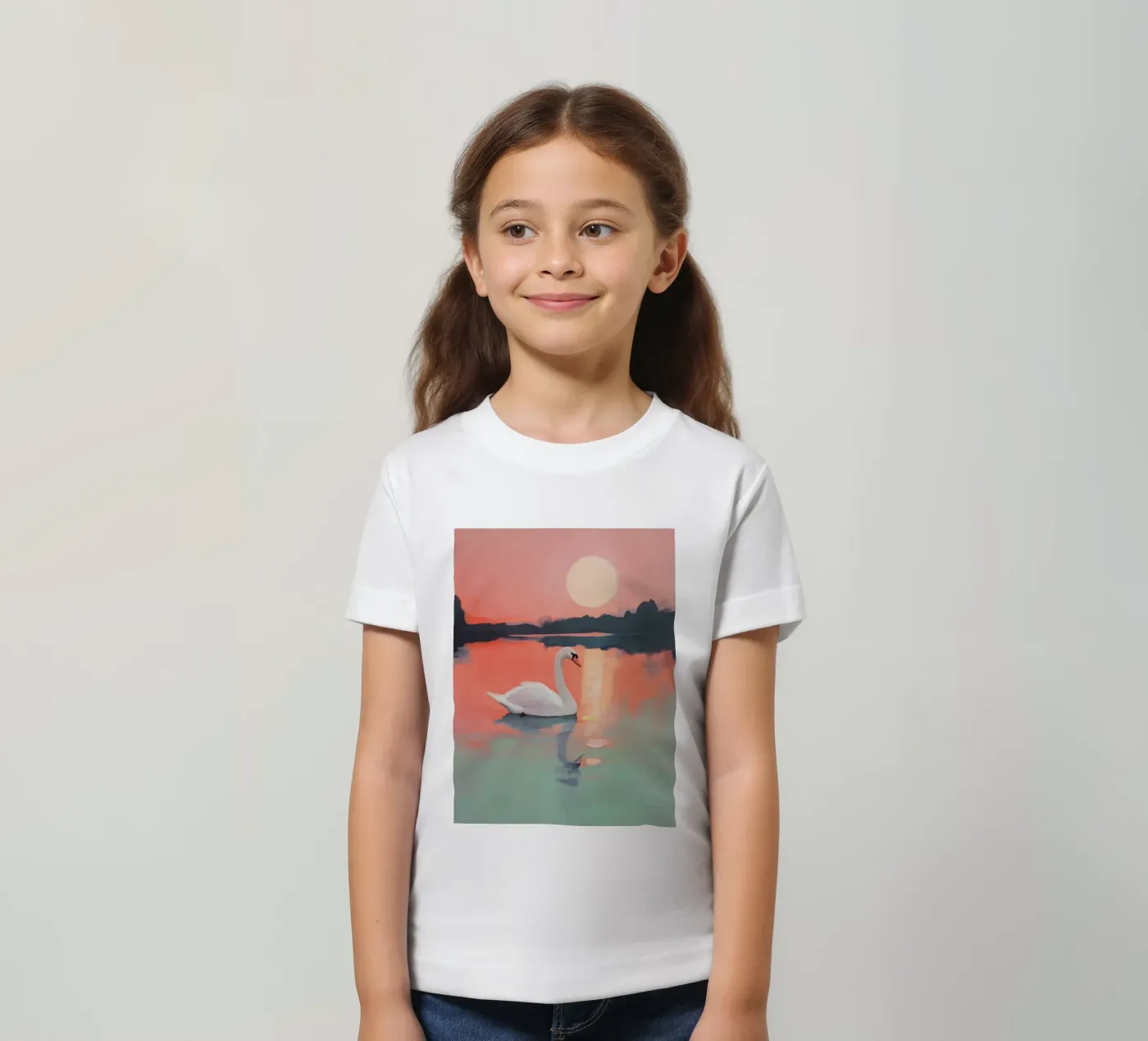 Sunset Harmony Kinder T-Shirt von treechild
