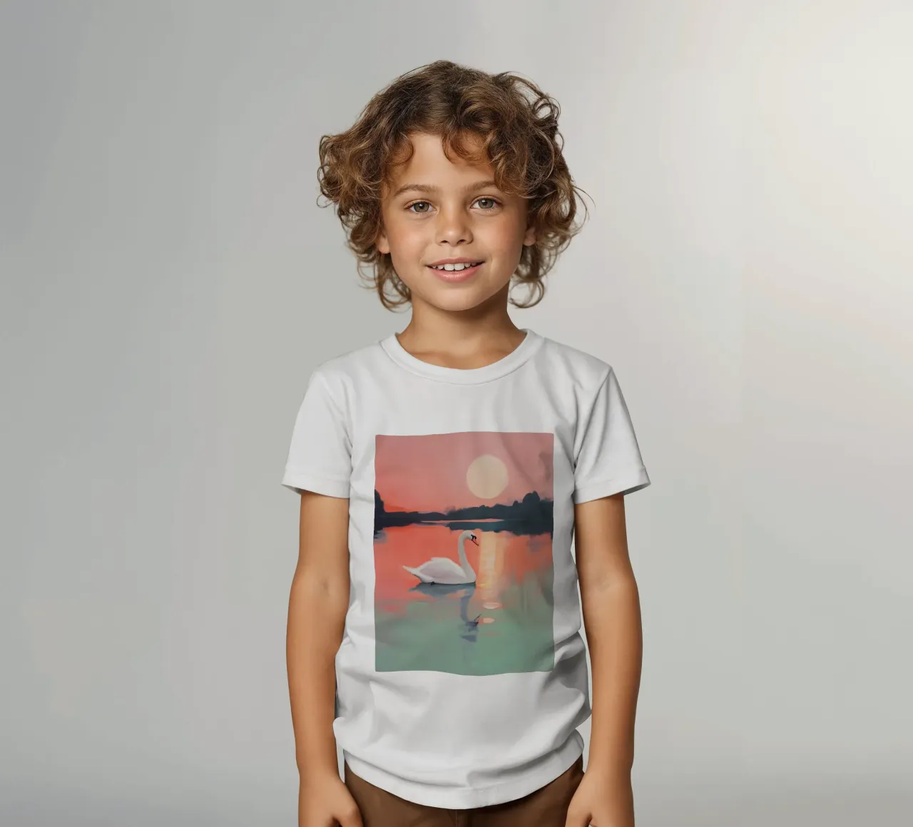 Sunset Harmony t-shirt bambini da treechild