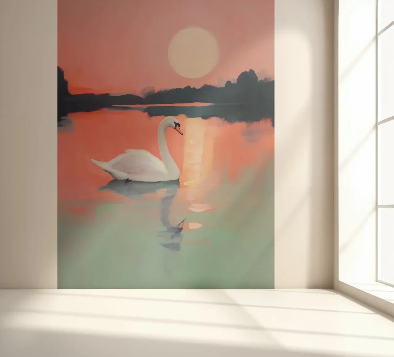 Sunset Harmony fotobehang van treechild