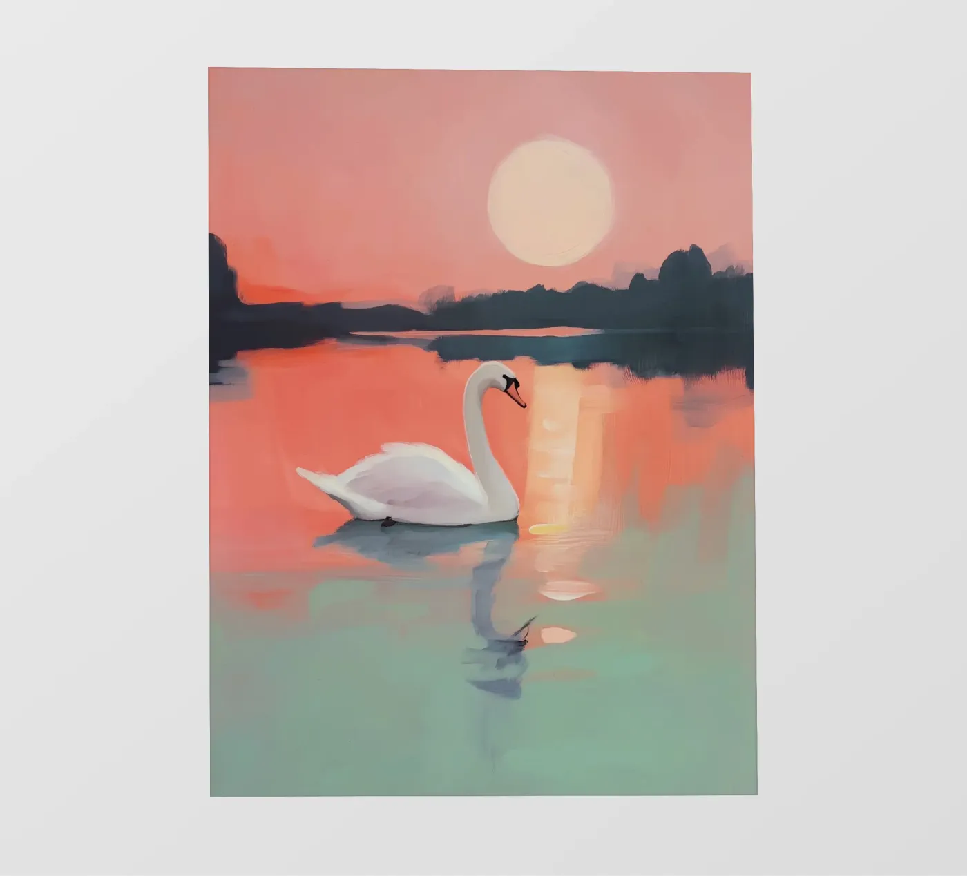 Sunset Harmony fotobehang van treechild