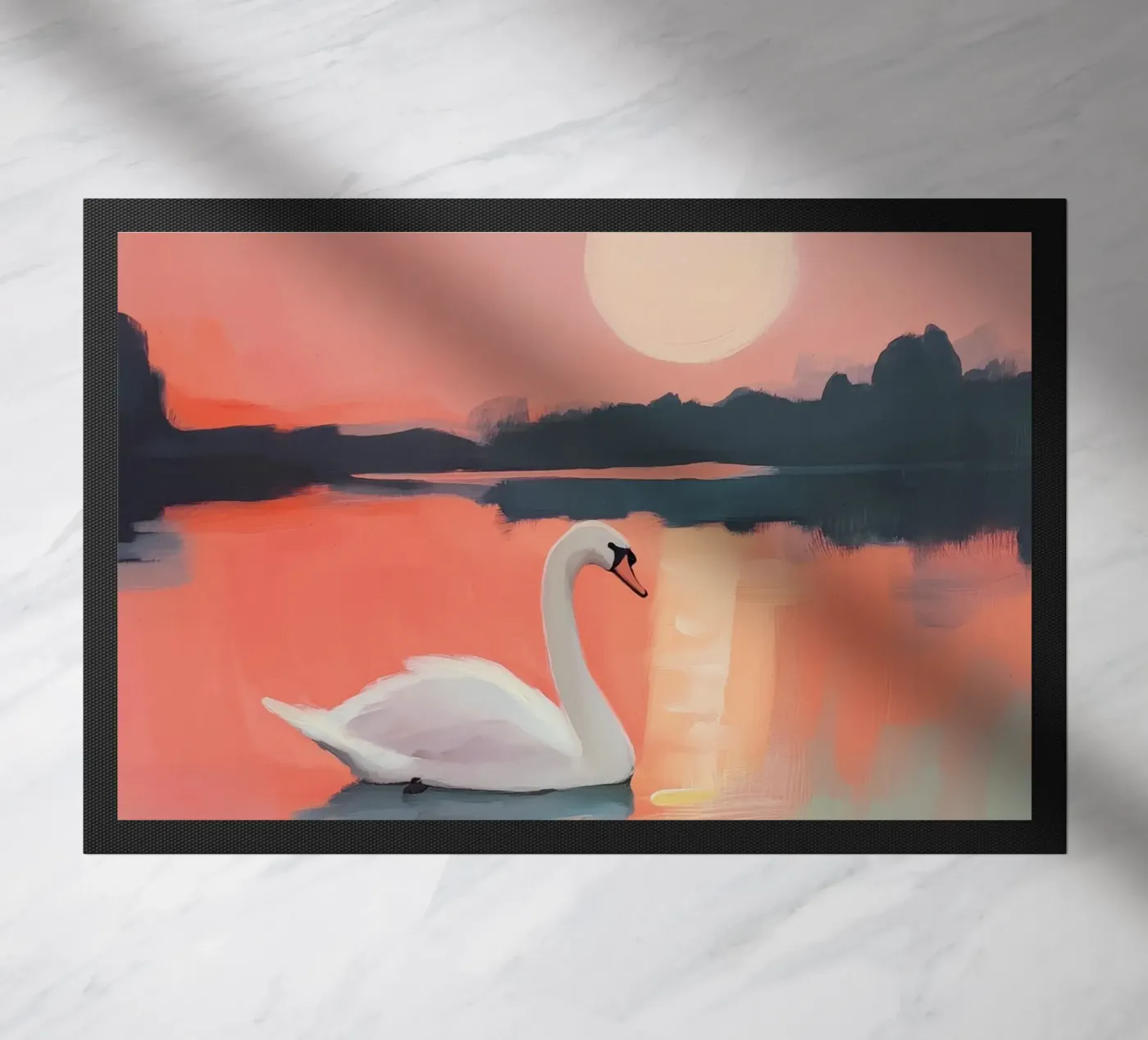 Sunset Harmony Fußmatte von treechild