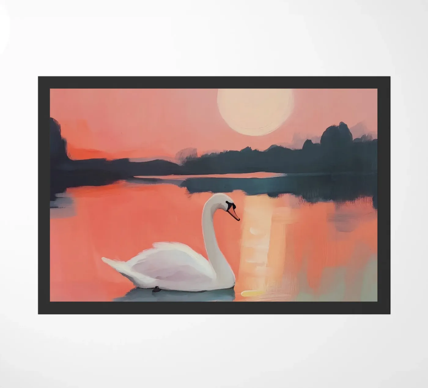Sunset Harmony Fußmatte von treechild