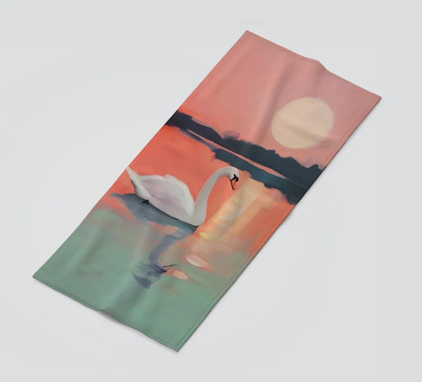 Sunset Harmony beach towel by treechild