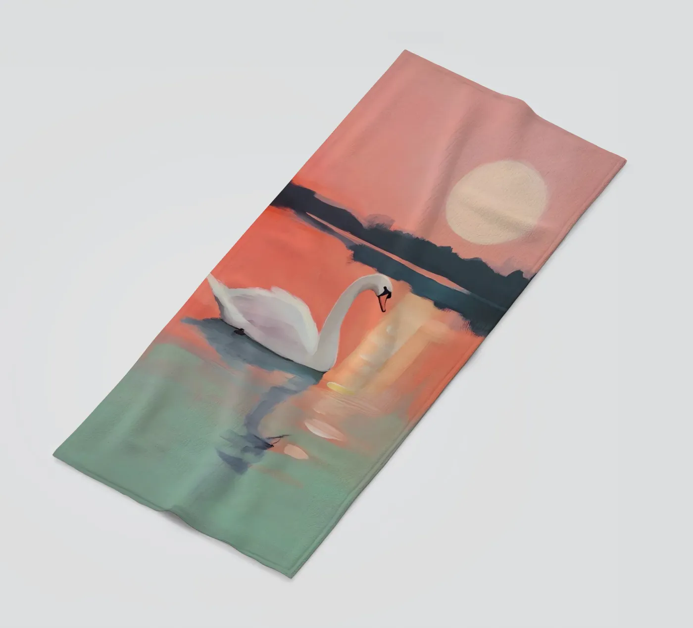 Sunset Harmony Strandtuch von treechild