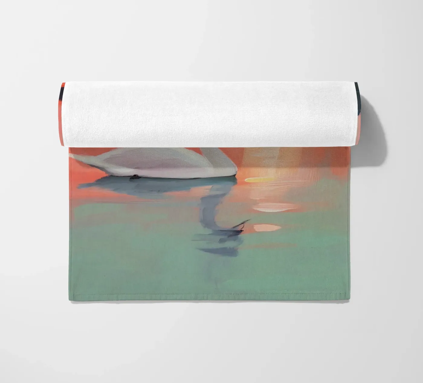 Sunset Harmony beach towel by treechild