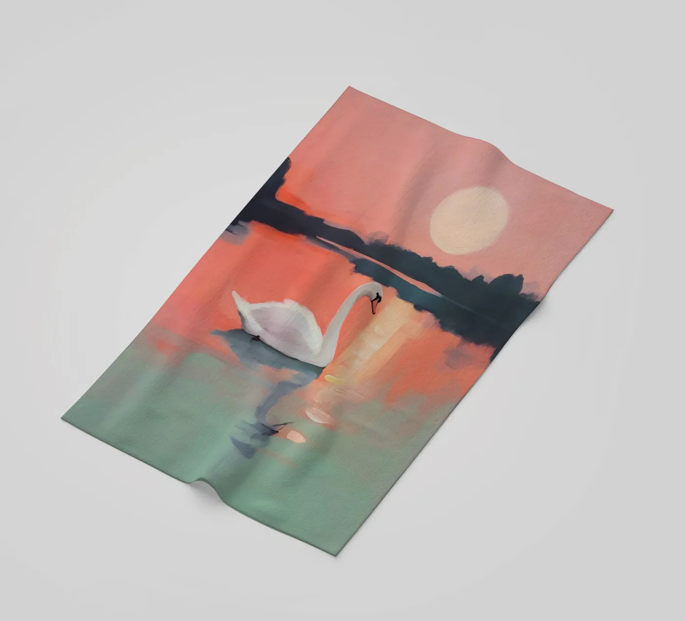 Sunset Harmony Strandtuch von treechild