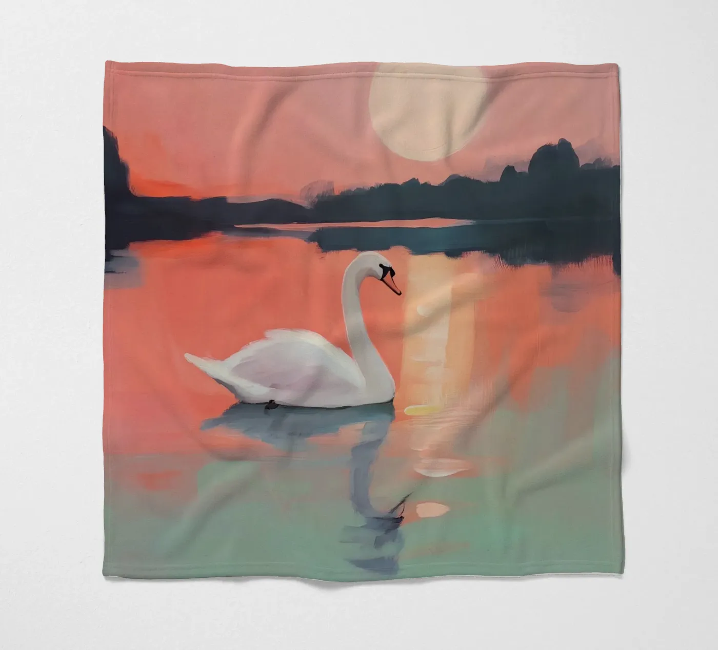 Sunset Harmony coperta in pile da treechild