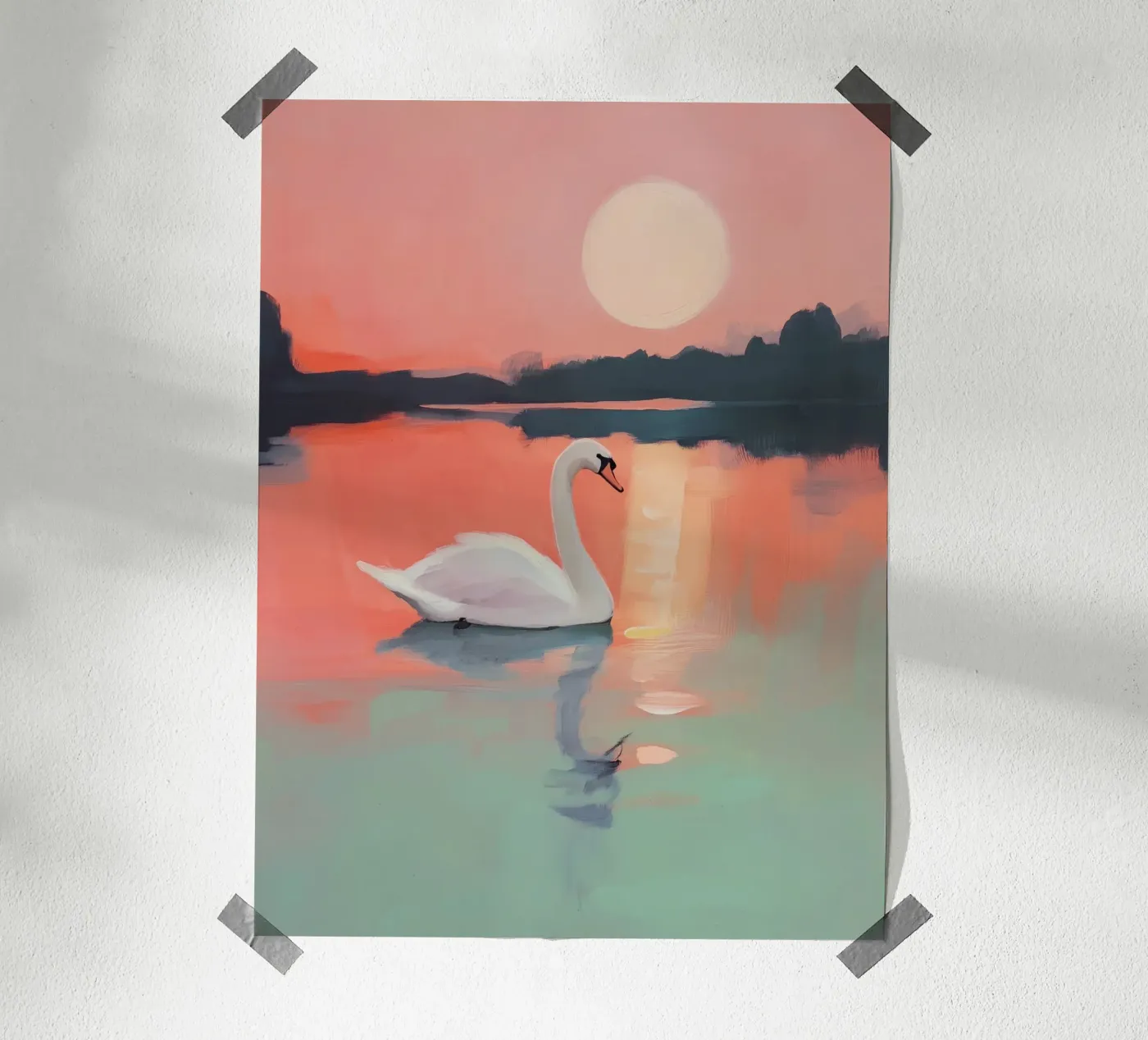 Sunset Harmony Poster von treechild