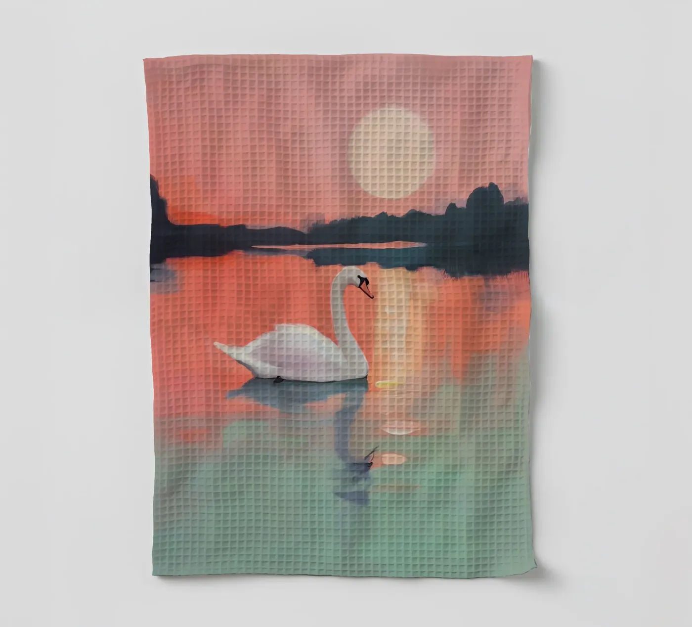 Sunset Harmony Geschirrtuch von treechild
