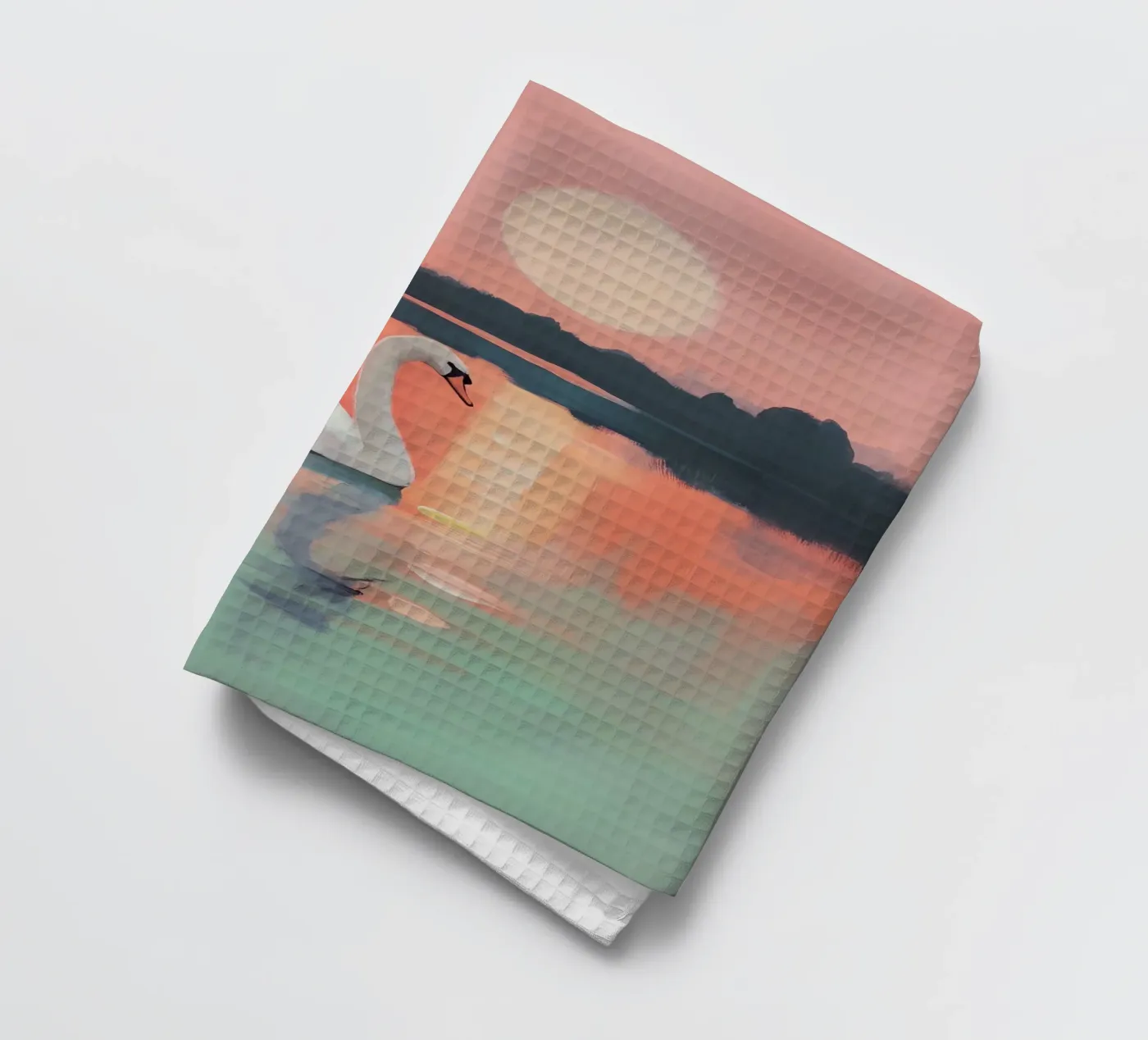 Sunset Harmony Geschirrtuch von treechild