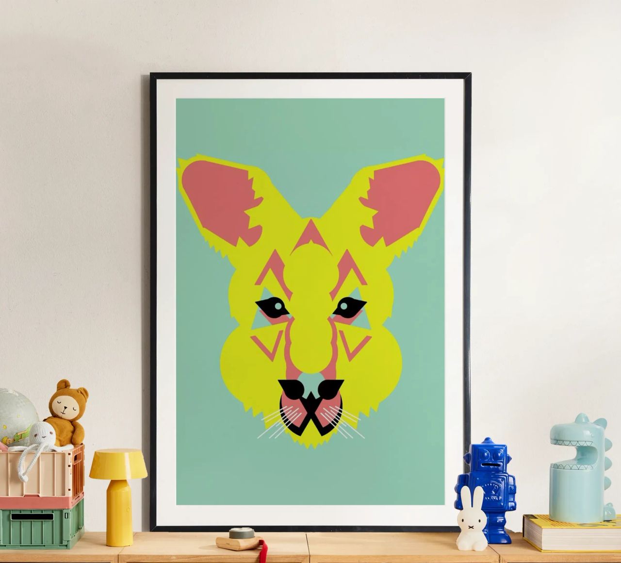 Skippy The Bush Kangaroo Poster von Gareth Pollock Design