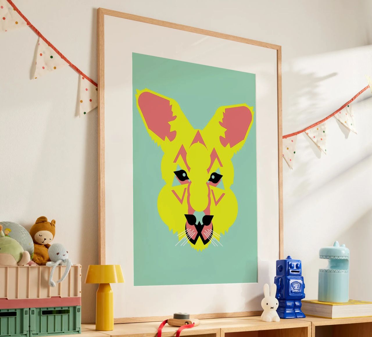 Skippy The Bush Kangaroo Poster von Gareth Pollock Design