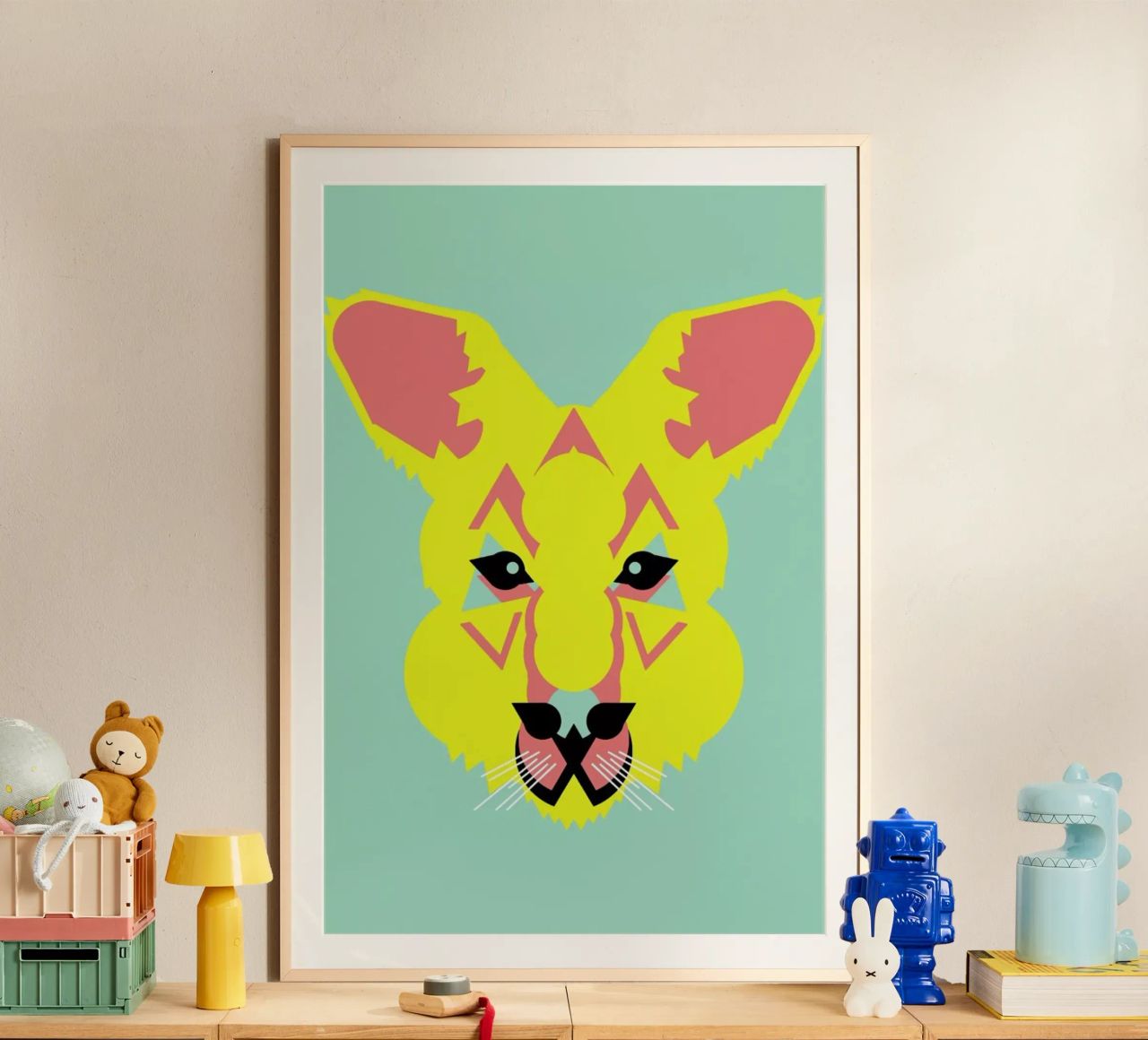 Skippy The Bush Kangaroo Poster von Gareth Pollock Design