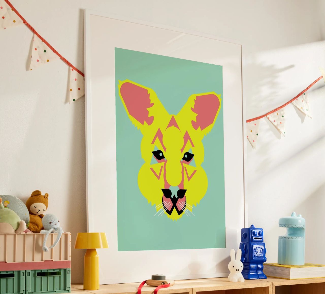Skippy The Bush Kangaroo Poster von Gareth Pollock Design