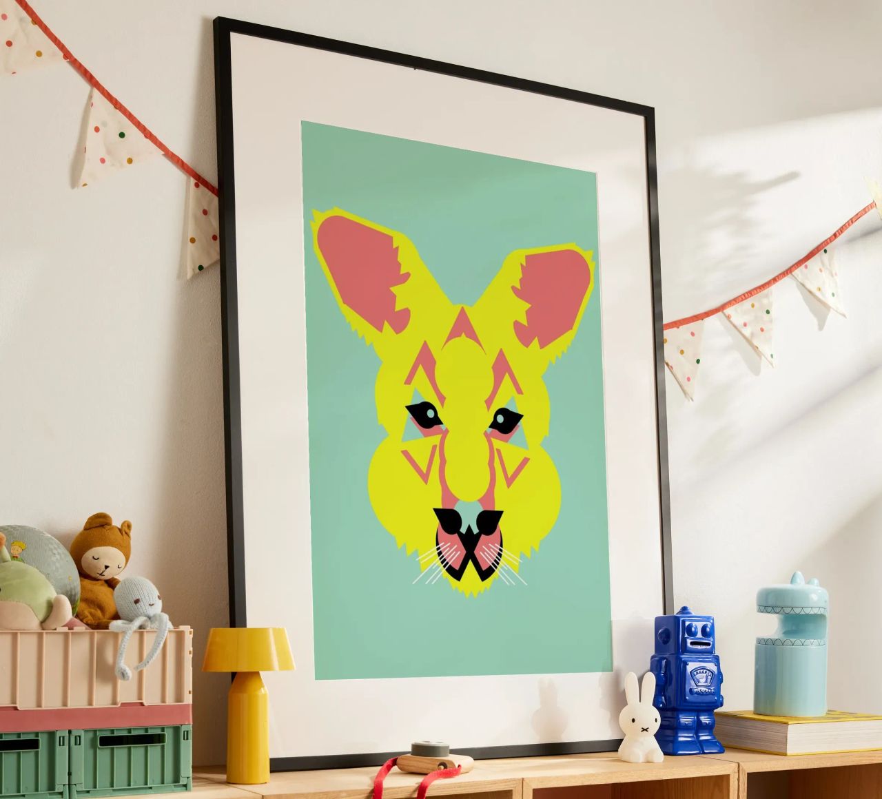 Skippy The Bush Kangaroo Poster von Gareth Pollock Design
