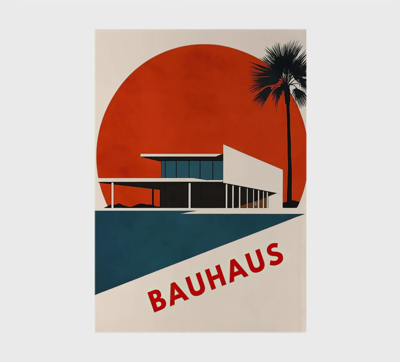 Bauhaus "Bauhaus-visies: De weg naar moderniteit" notitieboek van Nikis Art Studio