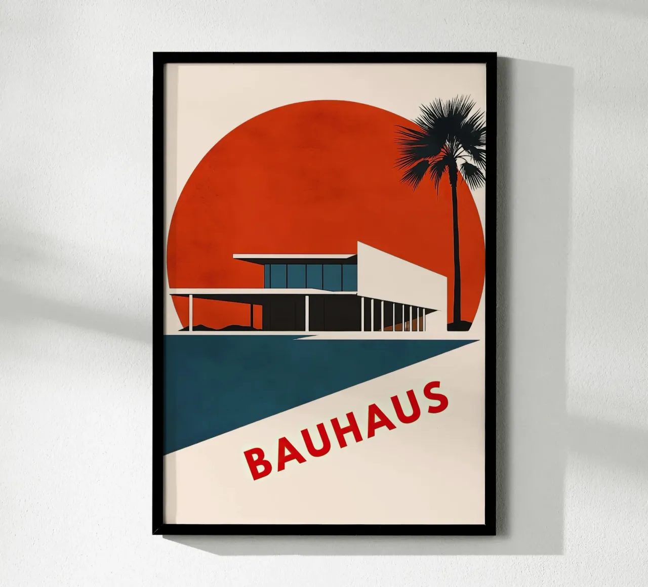 Bauhaus "Bauhaus Visions: The path to modernity" poster by Nikis Art Studio