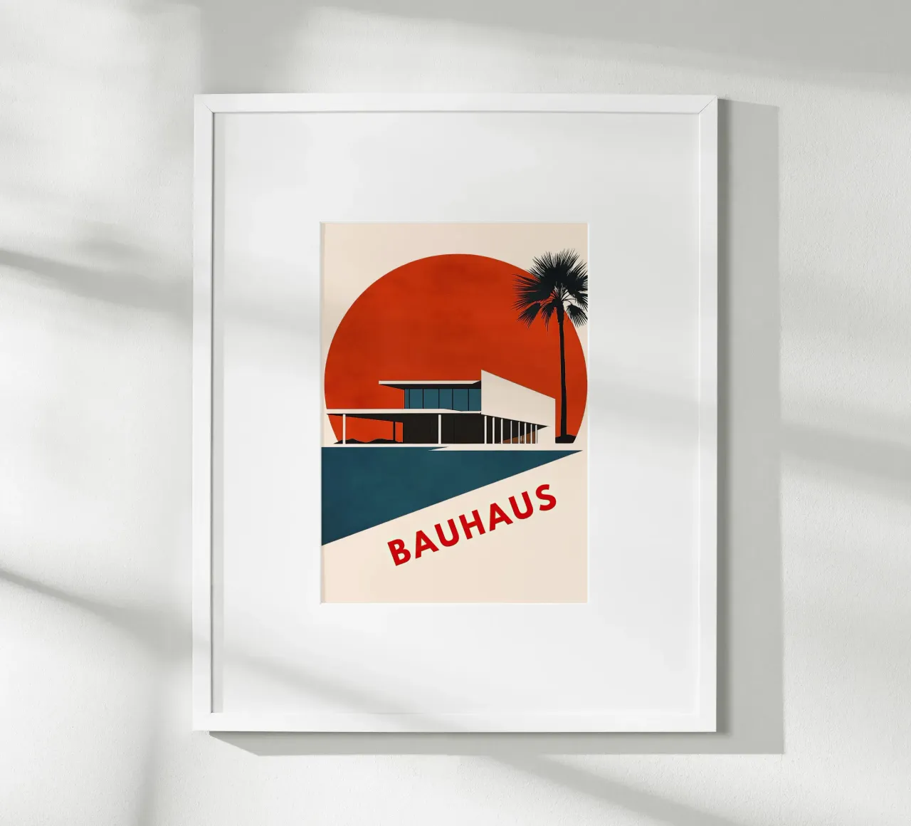 Bauhaus "Bauhaus Visions: The path to modernity" poster by Nikis Art Studio