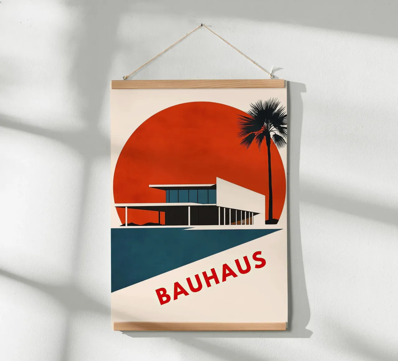 Bauhaus "Bauhaus Visions: The path to modernity" poster by Nikis Art Studio
