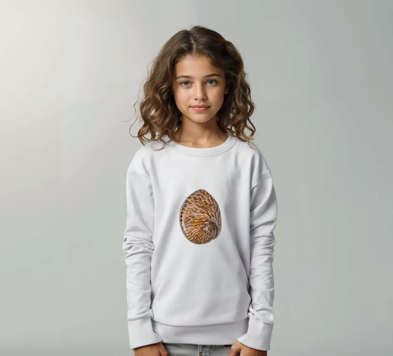 Conchiglia in madreperla felpa bambino da Curious Collections by Marielle Leenders