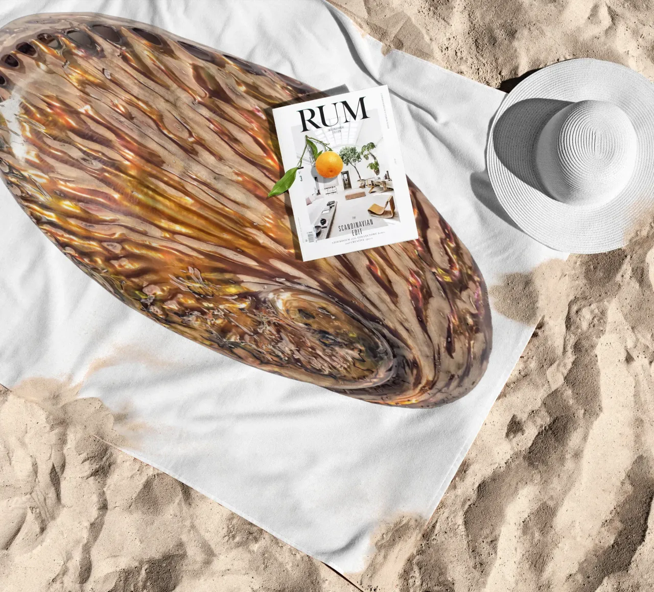 Conchiglia in madreperla telo mare da Curious Collections by Marielle Leenders