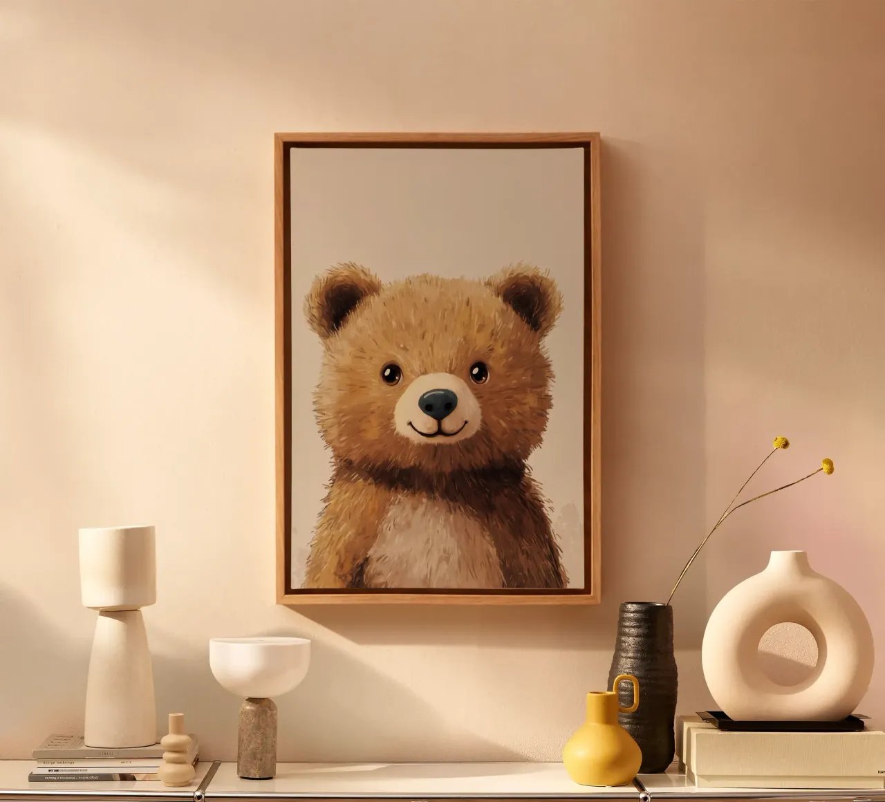 Hero #1: Bear canvas by farbenhelden