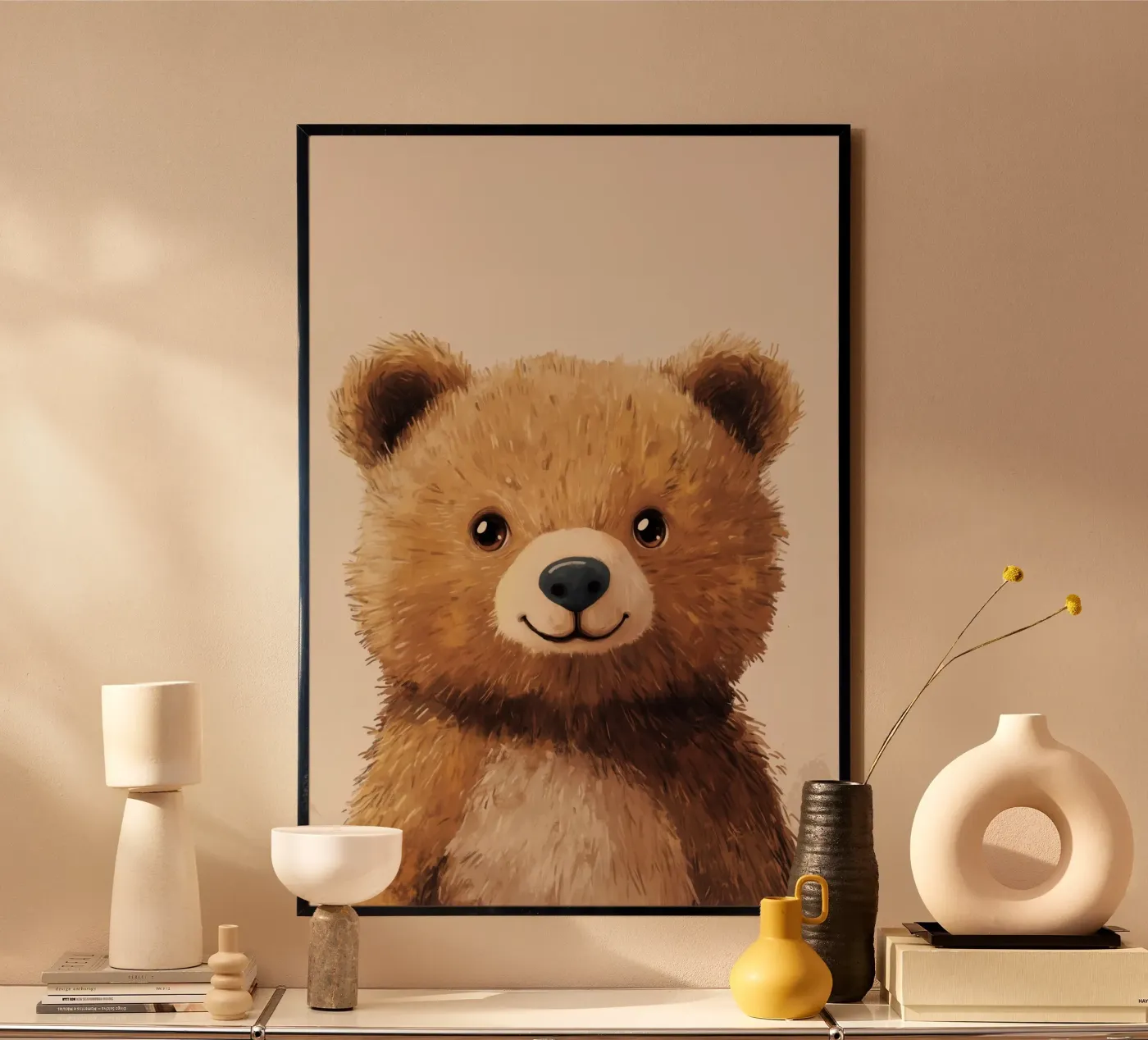 Hero #1: Bear poster by farbenhelden