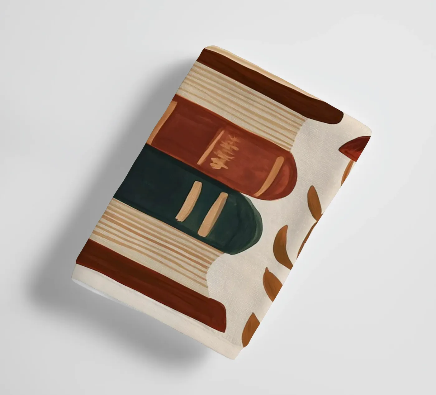 Book Stack Leopard Handtuch von Kiki