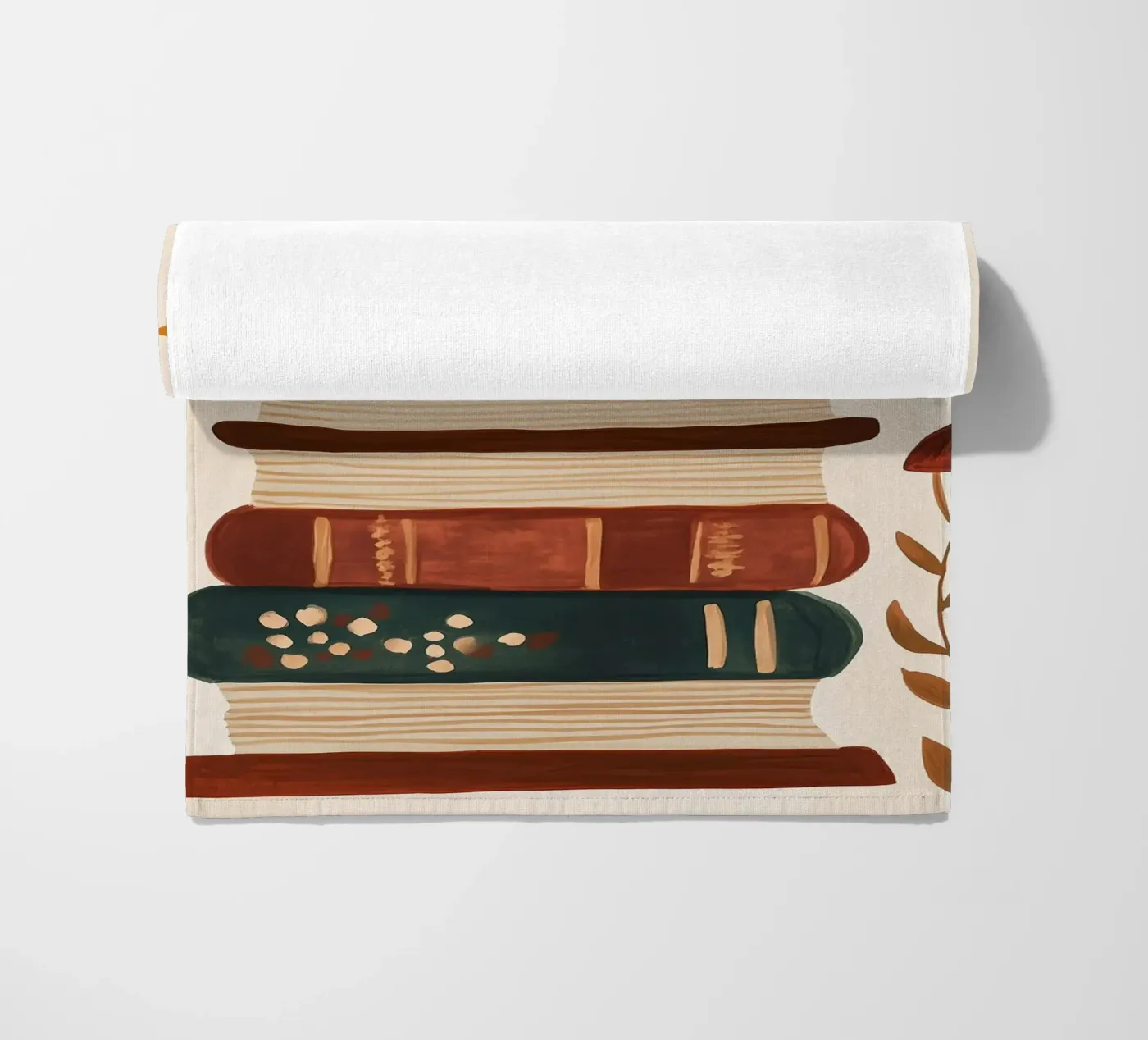 Book Stack Leopard Strandtuch von Kiki
