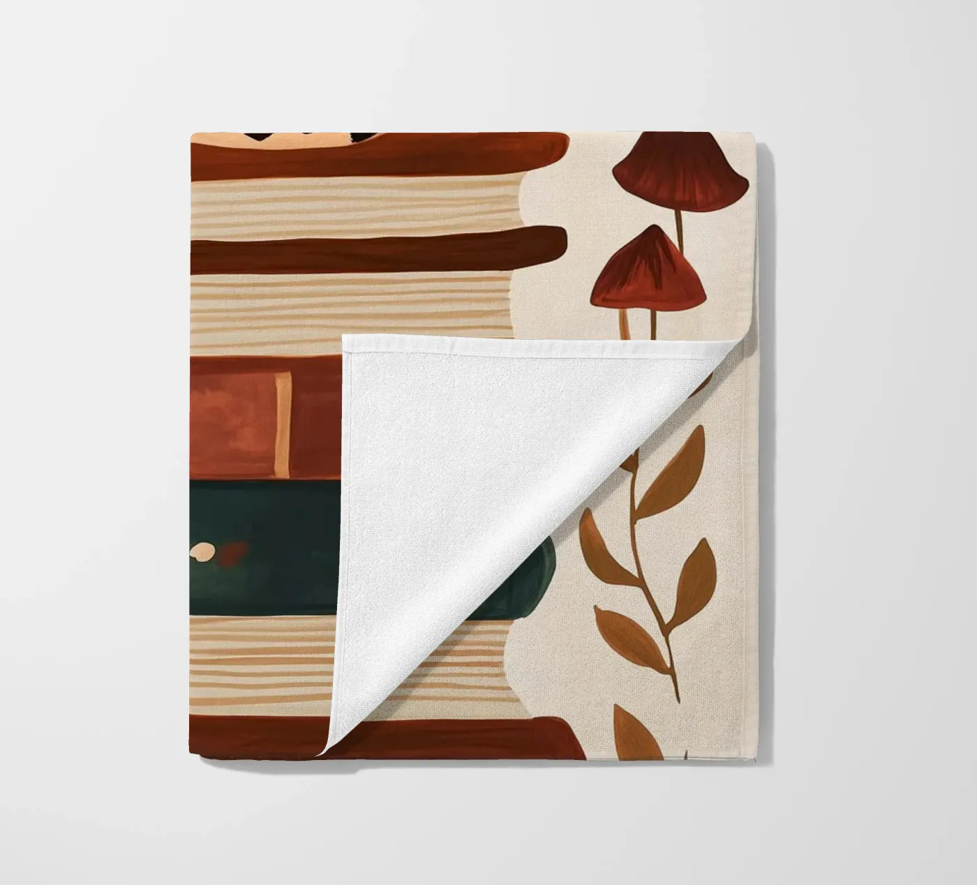 Book Stack Leopard Strandtuch von Kiki