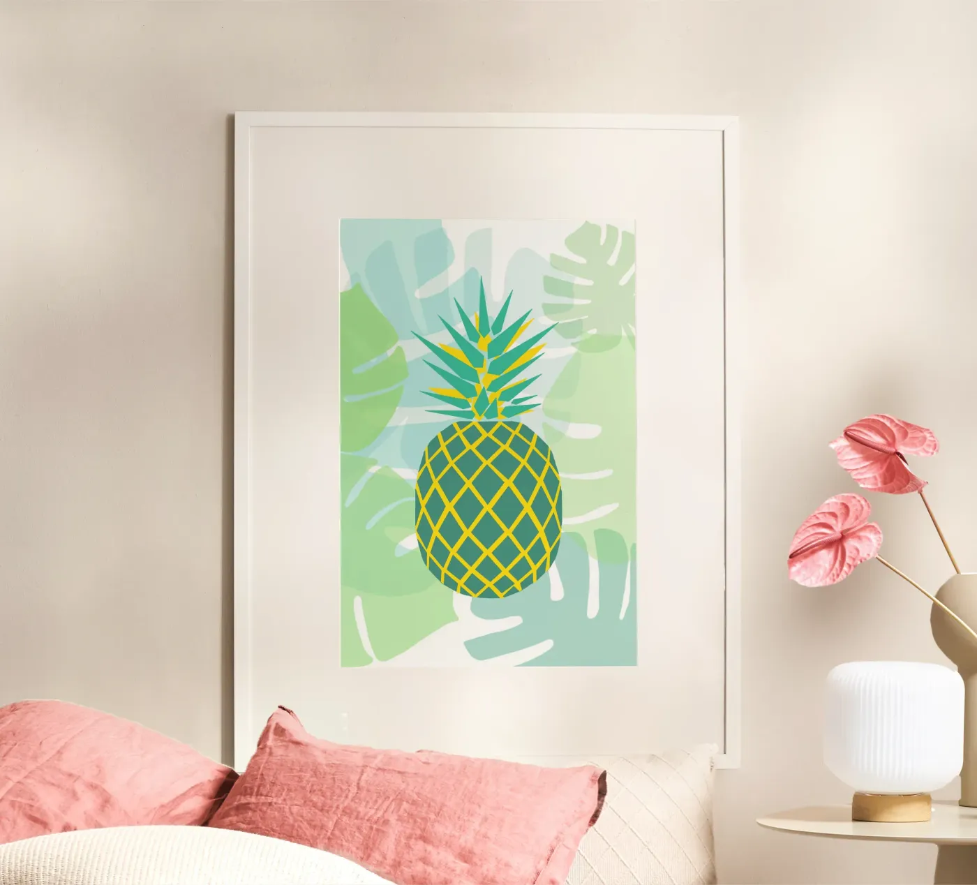ananas vert poster by alexiableu