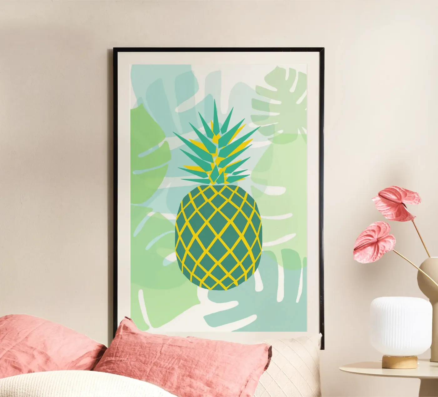 ananas vert poster by alexiableu